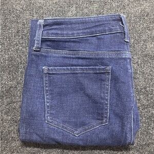 NYDJ Jeans Women 4 Blue Straight Mid Rise Stretch Dark Wash Denim Marilyn